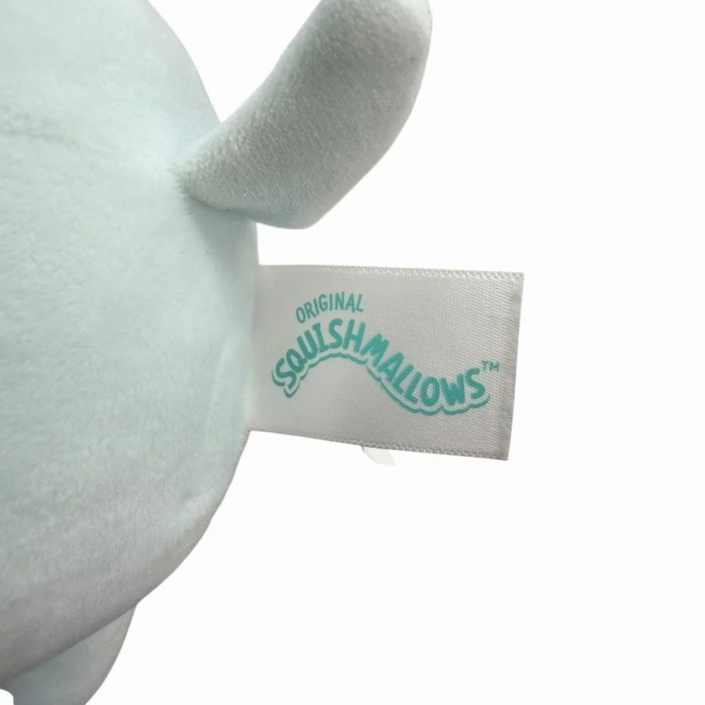 Squishmallows Kellytoy Demir Pastel Blue Rainbow‎ Dog 7